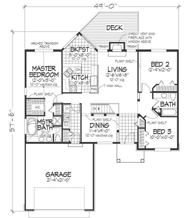 Main Floor Plan: 15-507