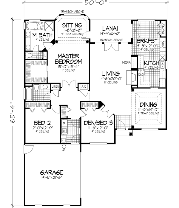 Main Floor Plan: 15-511