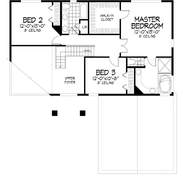 Upper/Second Floor Plan: 15-512