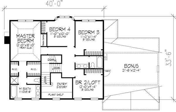 Upper/Second Floor Plan: 15-513