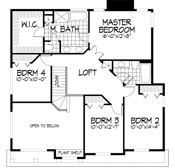 Upper/Second Floor Plan: 15-515