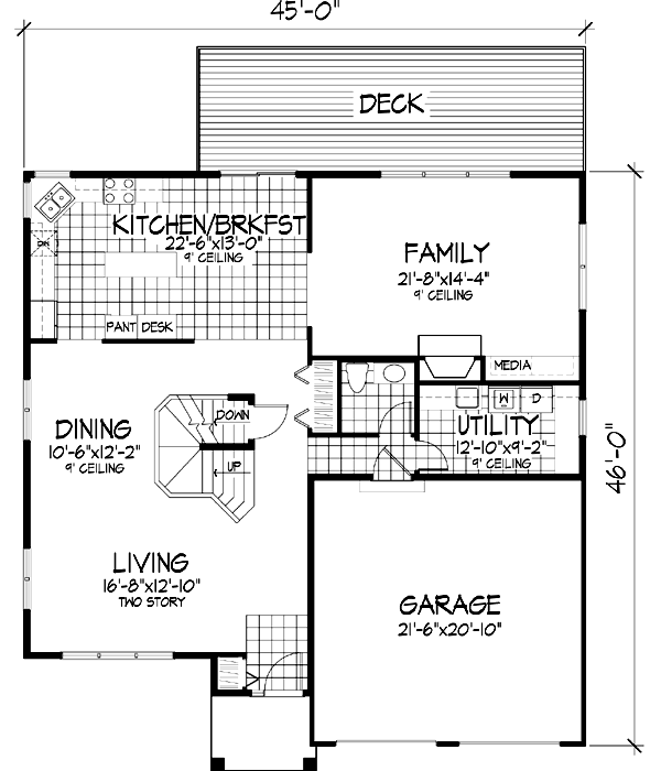 Main Floor Plan: 15-517