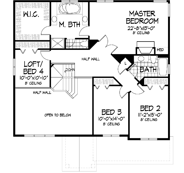 Upper/Second Floor Plan: 15-517