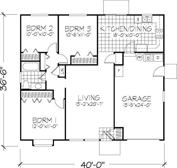 Main Floor Plan: 15-526