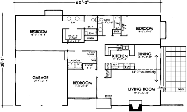Main Floor Plan: 15-527