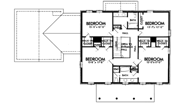 Upper/Second Floor Plan: 15-530