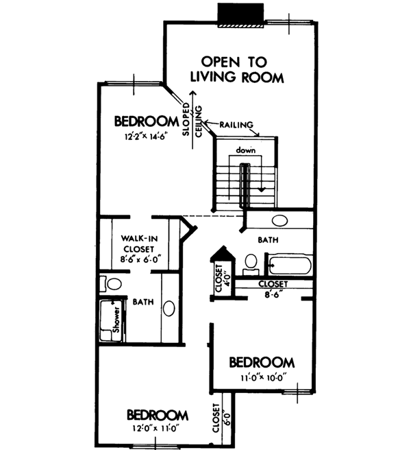 Upper/Second Floor Plan: 15-535