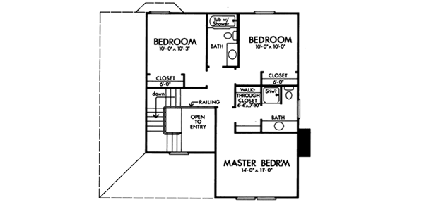 Upper/Second Floor Plan: 15-541