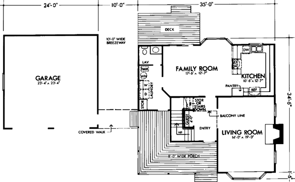 Main Floor Plan: 15-542