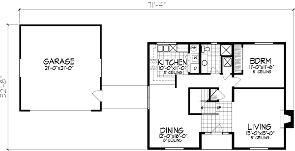 Main Floor Plan: 15-543