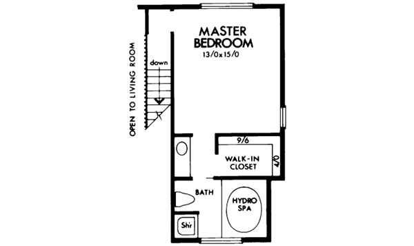 Upper/Second Floor Plan: 15-545