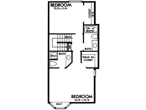 Upper/Second Floor Plan: 15-546