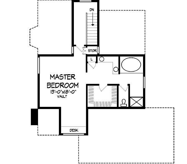 Upper/Second Floor Plan: 15-547