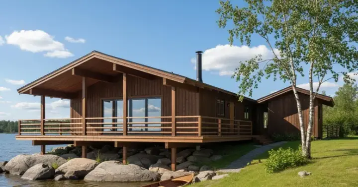 Contemporary house plans 15-549 - front exterior, 1,104 sq ft, 3 bed, 2 bath house plans | Monster House Plans