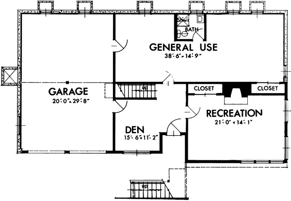 Lower Floor Plan:15-552