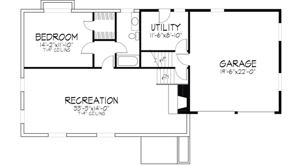 Lower Floor Plan: 15-554