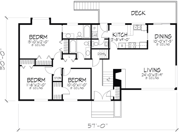 Main Floor Plan: 15-554