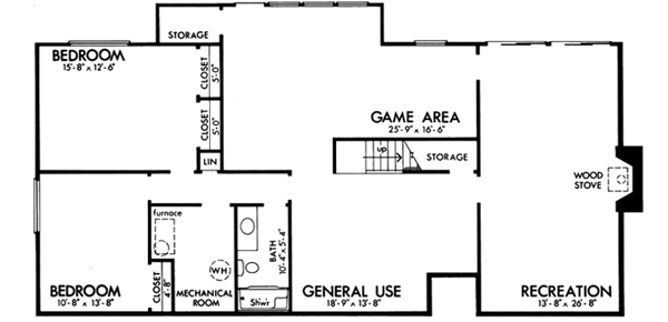 Lower Floor Plan: 15-563