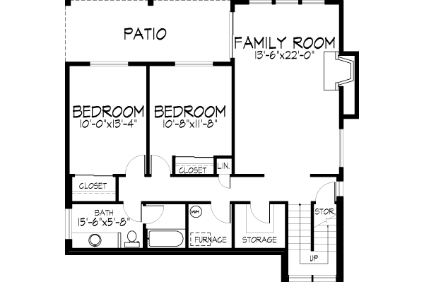 Lower Floor Plan: 15-564