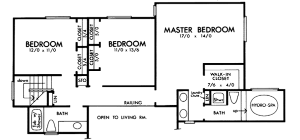 Upper/Second Floor Plan: 15-567