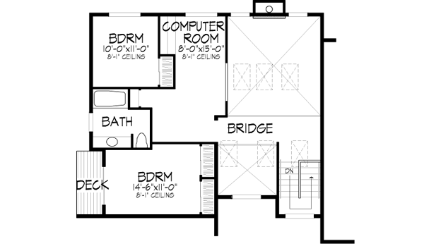 Upper/Second Floor Plan: 15-568