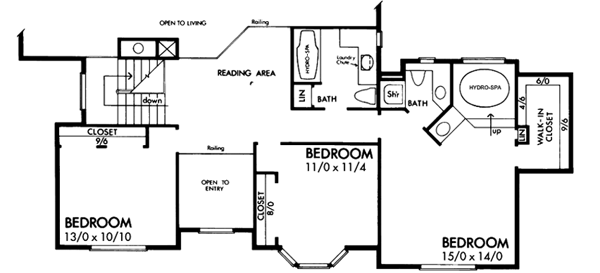 Upper/Second Floor Plan: 15-569