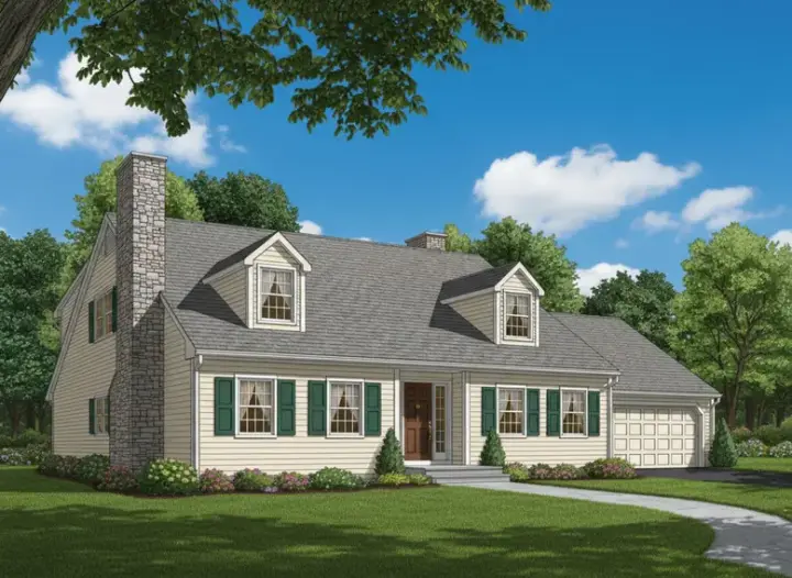 Traditional house plans 15-579 - front exterior, 2,143 sq ft, 4 bed, 3 bath house plans | Monster House Plans