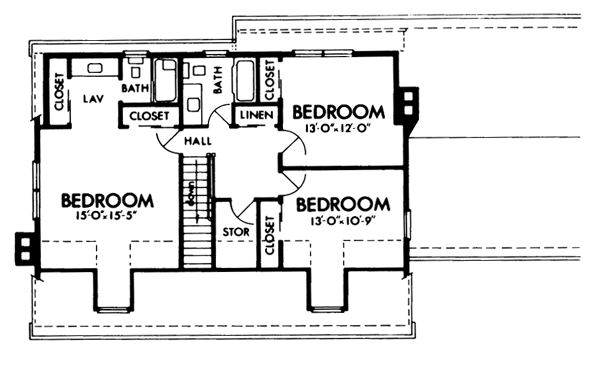 Upper/Second Floor Plan: 15-579