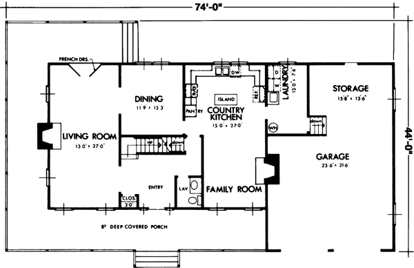 Main Floor Plan: 15-582