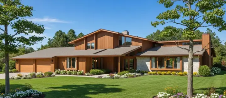 Contemporary house plans 15-584 - front exterior, 2,930 sq ft, 4 bed, 3 bath house plans | Monster House Plans