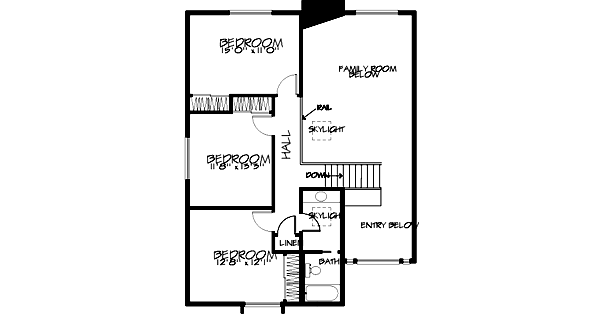 Upper/Second Floor Plan: 15-584