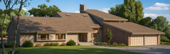 Contemporary house plans 15-588 - front exterior, 2,645 sq ft, 4 bed, 3 bath house plans | Monster House Plans