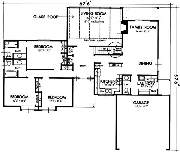 Main Floor Plan: 15-588