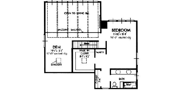 Upper/Second Floor Plan: 15-588