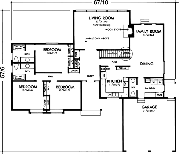Main Floor Plan: 15-589