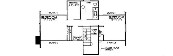 Upper/Second Floor Plan: 15-592