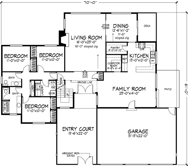 Main Floor Plan: 15-593