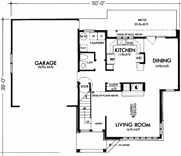 Main Floor Plan: 15-594