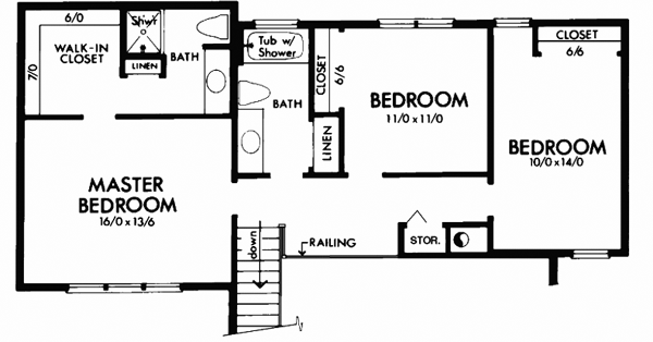 Upper/Second Floor Plan: 15-594