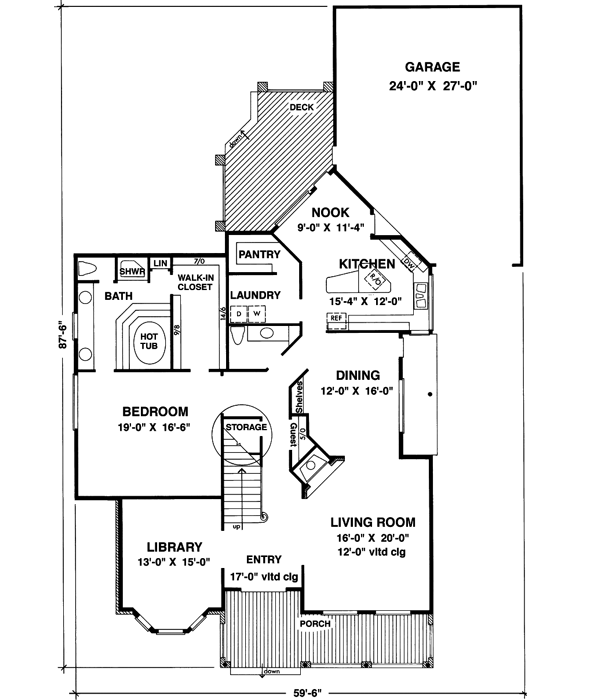 Main Floor Plan: 15-595