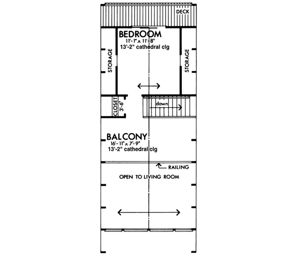 Upper/Second Floor Plan:15-598