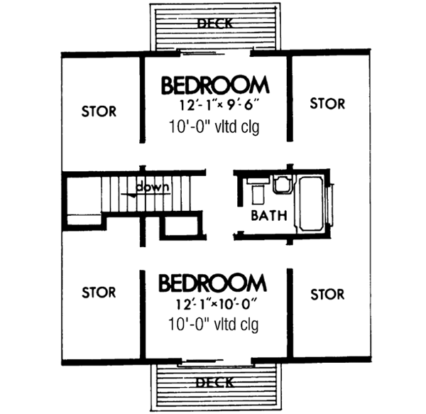 Upper/Second Floor Plan:15-599