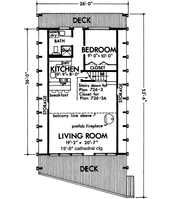 Main Floor Plan: 15-600