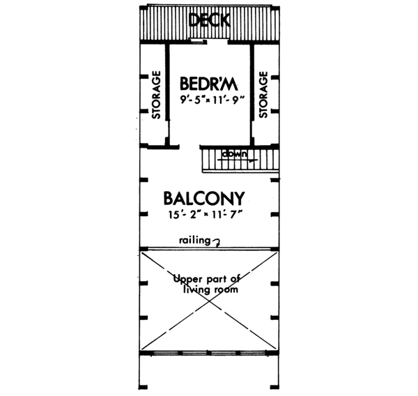 Upper/Second Floor Plan:15-600