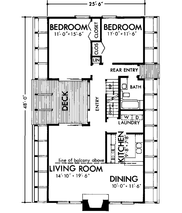 Main Floor Plan: 15-602