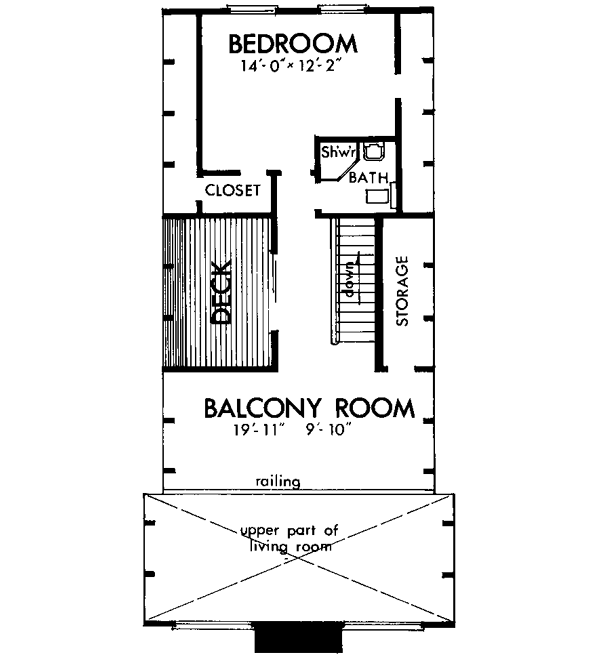 Upper/Second Floor Plan: 15-602