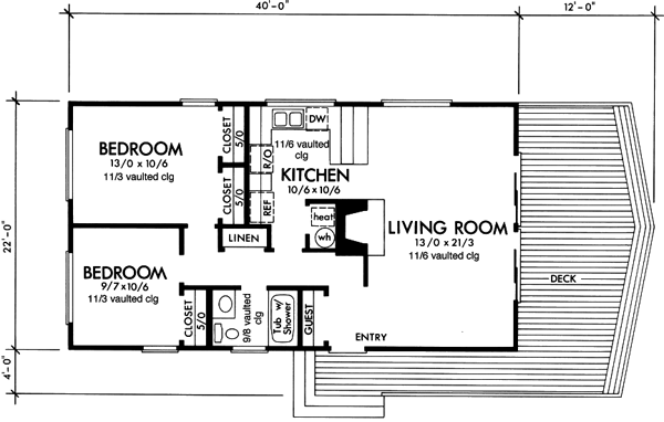 Main Floor Plan: 15-603