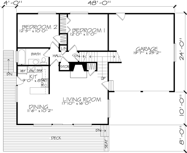 Main Floor Plan: 15-606