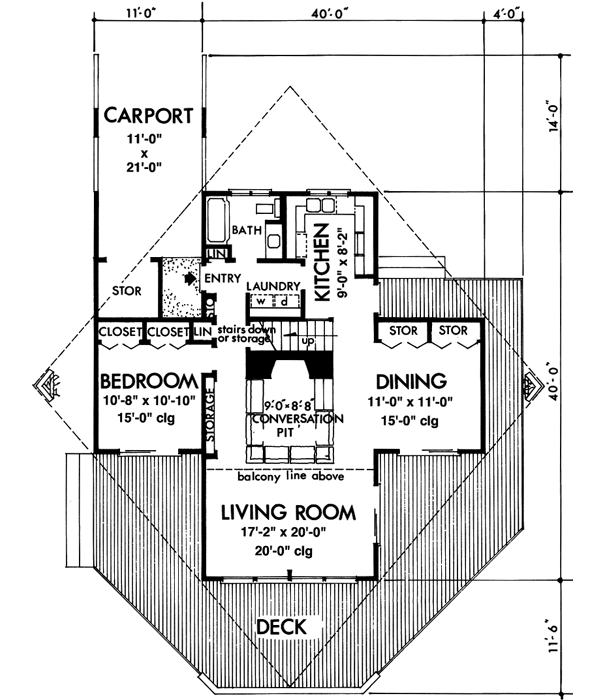 Main Floor Plan: 15-608