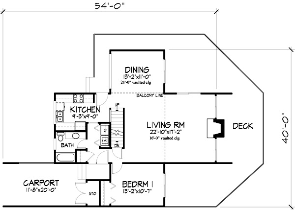 Main Floor Plan: 15-609